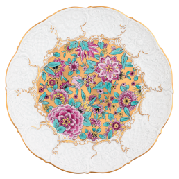 Bowl "Formalised floral fantasia", lim. 25, 29 cm