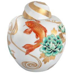 Box II, Carp with Flowers, lim. 50, H 16 cm