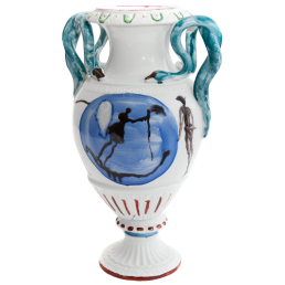 Vase, "Meeresauge", Cornelia Schleime, Unique piece, H 27 cm