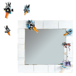 Mirror The Search for Happiness II, Unique Object, Silvia Klöde, H 67 cm