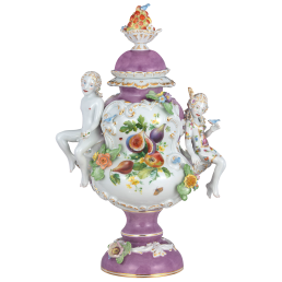 Blue Bird Vase I, ANTEMANN DREAMS Collection, LIm. 10, H: 51 cm, H 51 cm