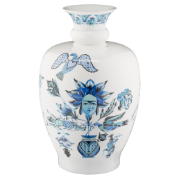 Vase, Blue Dance, Olaf Hajek, H 40 cm