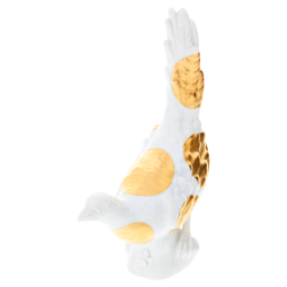 Bird Pheasant, Meissen Atelier, Golden Dots, lim. ed., H 17 cm