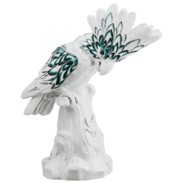 Bird Cockatoo, Meissen Atelier, H 25 cm