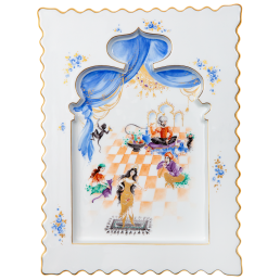 Wall Picture Scenes from Arabian Nights, Lim. 25, H 34 cm