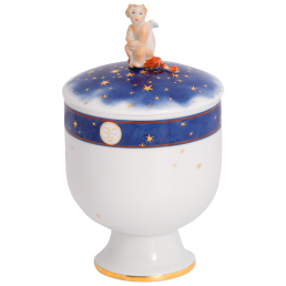 Box with cherub "Night Sky", H 17,5 cm
