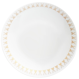 Bowl, Swords Luxury Gold, swords rim, Shape "No 41", Ø 18 cm