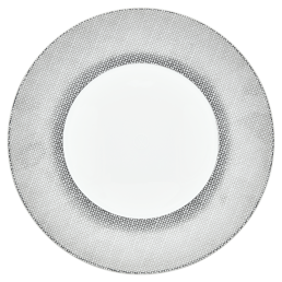 Starter- and Dessert Plate, Shape "MEISSEN® Cosmopolitan", Mesh, platinum, Ø 22,5 cm