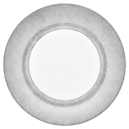 Dinner Plate, large, Shape "MEISSEN® Cosmopolitan", Mesh, platinum, Ø 30 cm
