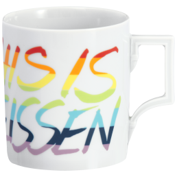 Mug, Shape "Berlin", CSD - "This is Meissen", rainbow-colored, V 0,25 l