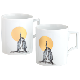 Mug set, 2-pcs, Shape "Berlin", "Cool Love"