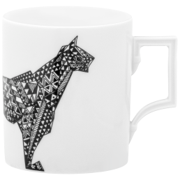 Mug, Hugo Boss,The Big Five "Leopard", Shape "Berlin", V 0,25 l