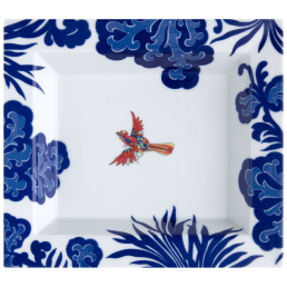 Vide-Poche, large, "The MEISSEN Vide-Poche Collection", "Indian Bird", 21 x 18,5 cm