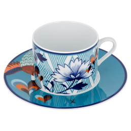Coffee cup & saucer, "MEISSEN Collage", "Love Birds", V 0,15 l