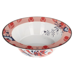 Bowl, large, Shape "No 41", "MEISSEN Collage", "Bloomy Feathers", Ø 27,5 cm