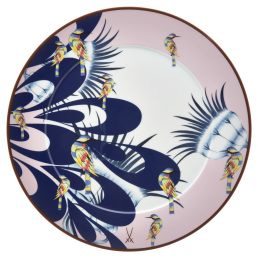 Charger Plate, "MEISSEN Collage", "Blue Splash", Shape "No 41", Ø 33 cm