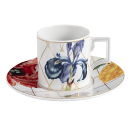 Espresso cup & saucer, "Sweet Exotics", V 0,05 l