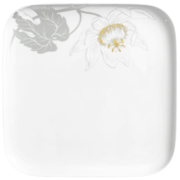 Dinner Plate, small, Shape "nova", Passion flower, 26 x 26 cm