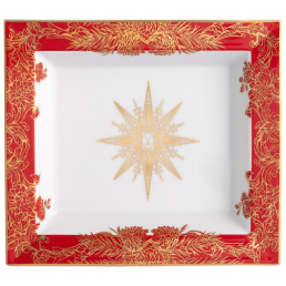 Vide-Poche, large, "Meissen Christmas Star", red, 21 x 18,5 cm