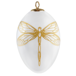 Easter egg, Dragon-fly, gold, H 4,5 cm
