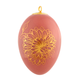 Easter egg, "Golden Onion Style", red, H 4,5 cm