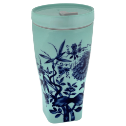 Coffee to go mug with porcelain lid, Shape "nova", "The Original", celadon, V 0,35 l