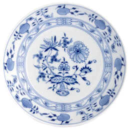 Bowl, Shape "No 41", Blue Onion, white rim, Ø 18 cm