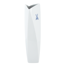 Vase, Trademark Meissen, cobalt blue, H 29 cm