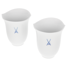 Mug-Set, 2-pcs., Shape "Waves Pure", Trademark Meissen, cobalt blue