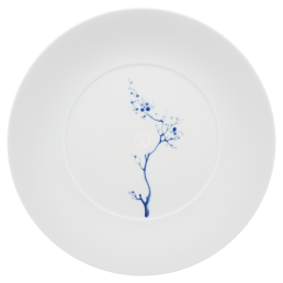 Starter- and Dessert Plate, Shape "MEISSEN® Cosmopolitan", "Blue Orchid", cobalt blue, Ø 22,5 cm