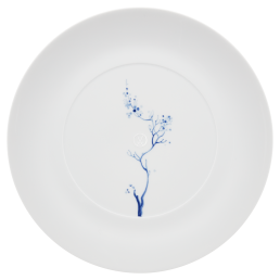 Dinner Plate, large, Shape "MEISSEN® Cosmopolitan", "Blue Orchid", cobalt blue, Ø 30 cm