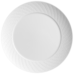 Charger plate, bisque white, Ø 33 cm
