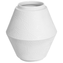 Vase Vitruv, large, bisque white, H 16,5 cm