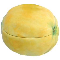 Box Lemon, Coloured, without gold, L 7,5 cm
