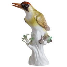 Bird, Coloured, without gold, H 27 cm