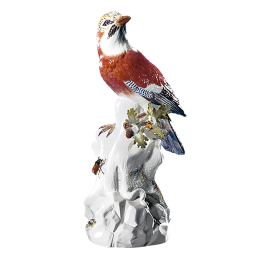 Bird, Coloured, without gold, H 39 cm