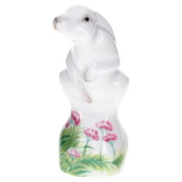 Hare Freddy, Coloured, without gold, H 7 cm