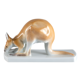 Kangaroo, Coloured, without gold, H 6,5 cm