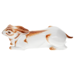 Hare, Coloured, without gold, H 5 cm