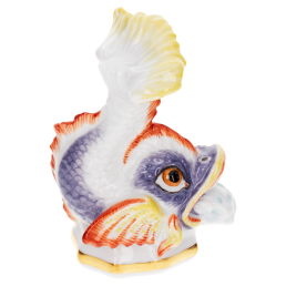 Dolphin, Coloured with gold