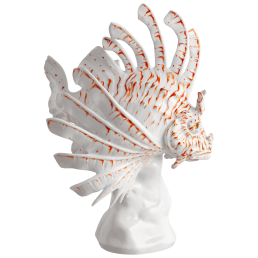 Fish Red lionfish, H 28 cm