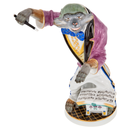 Monkey Musicians Long-Tailed Monkey as Conductor