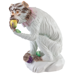 Monkey with Pear, Lim. 25, H 38 cm