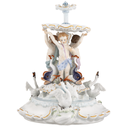 Swan Fountain, lim. 25, H 33 cm