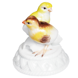 Group of birds, H 4,8 cm