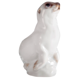 Common seal Animal young, Coloured, without gold, H 6 cm