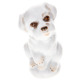 Dog Animal young, Coloured, without gold, H 5,5 cm