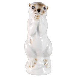 Animal baby ¿Otter¿, Coloured, without gold, H 5,5 cm