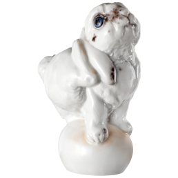 Hare Donna, Coloured, without gold, H 12 cm