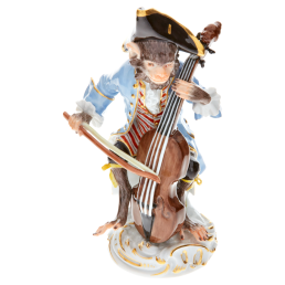 Monkey Orchestra Bass Fiddler, H 13 cm